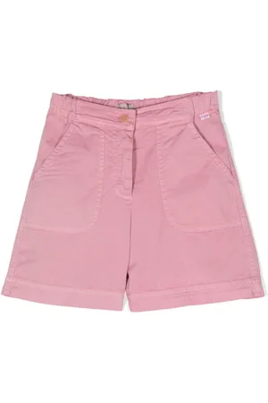 Il gufo Elasticated-waist cotton shorts