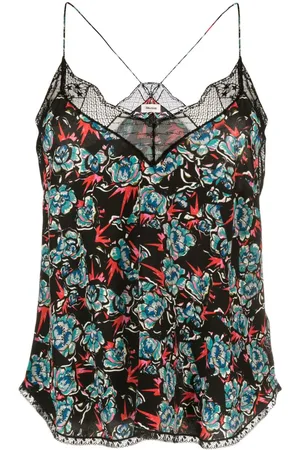 Zadig & Voltaire Christy floral-print silk camisole
