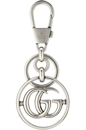 Gucci Double G logo keychain