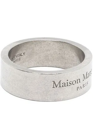 Maison Margiela Logo-engraved band ring