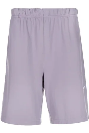 Off-Duty Rigg logo print track shorts