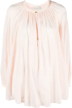 FORTE FORTE Cut-out detail cotton-silk blend shirt