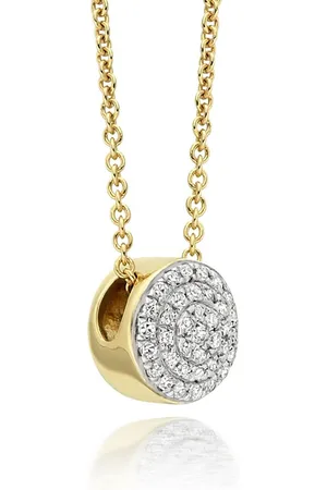 Monica Vinader Fiji Button Diamond necklace