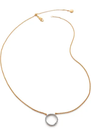 Monica Vinader Riva crystal-embellished necklace