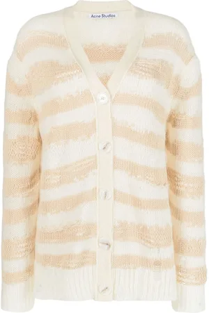Acne Studios Distressed striped cardigan