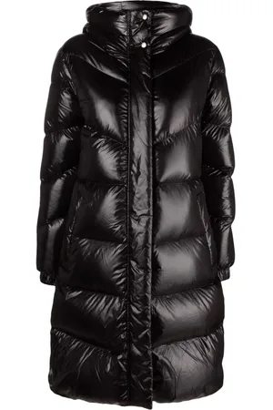 Woolrich Logo-patch padded raincoat