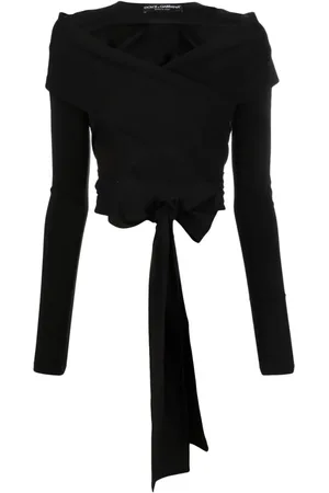 Dolce & Gabbana Cut-out wrap top