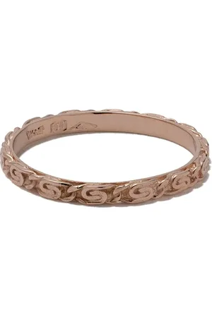 WOUTERS & HENDRIX 18kt rose gold Snail Diamond Chain ring