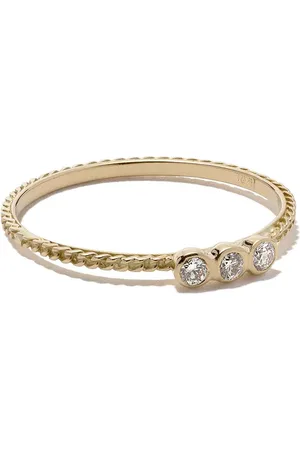 WOUTERS & HENDRIX 18kt yellow Chain Diamond ring