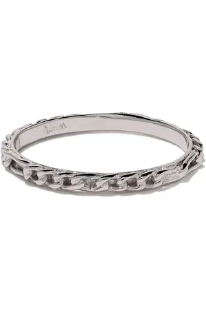 WOUTERS & HENDRIX 18kt white gold Figaro Chain ring