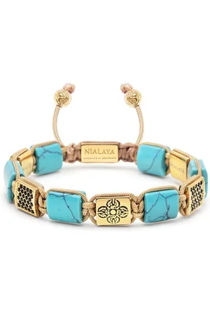 Nialaya Drawstring flatbead bracelet