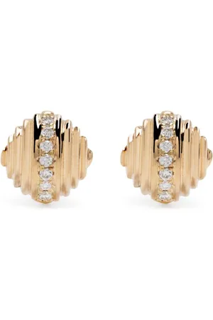 Dana Rebecca Designs 14kt yellow Nana Bernice diamond stud earrings