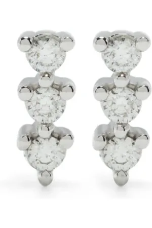 Dana Rebecca Designs 14kt white gold Vivian Lily diamond stud earrings