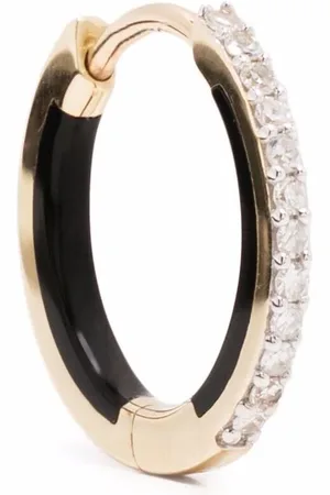 Maria Black Lost Highway 10 diamond single huggie earring
