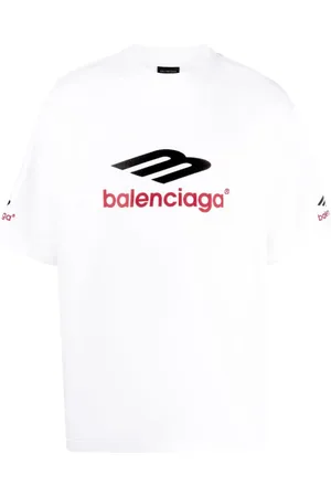 Men's Balenciaga T Shirt White/Beige color Size Small