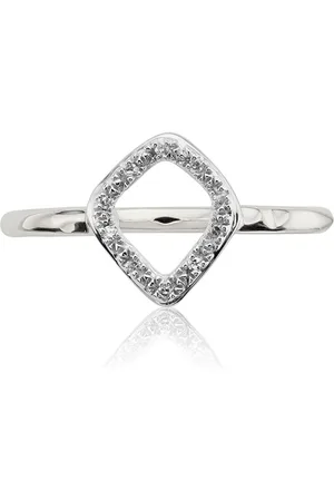 Monica Vinader Riva Mini Kite Stacking Diamond ring