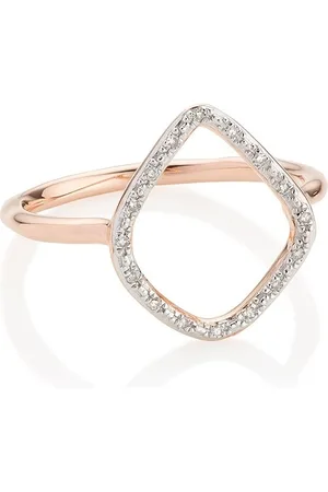 Monica Vinader Riva Diamond Hoop ring