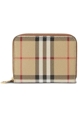 Burberry Vintage Check leather wallet