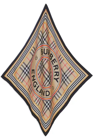 Burberry Montage print square scarf
