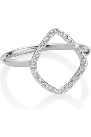 Monica Vinader Riva Diamond Hoop ring