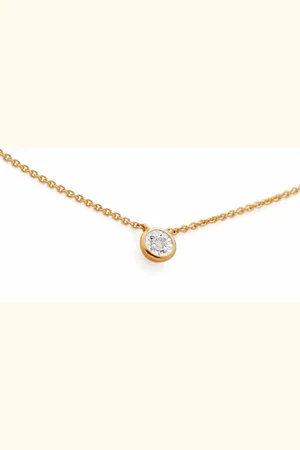 Monica Vinader Diamond-essential necklace