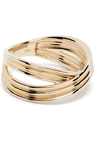 Dana Rebecca Designs 14kt yellow Nana Bernice Large Crossover ring