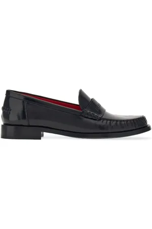 Salvatore Ferragamo Debossed-logo leather loafers