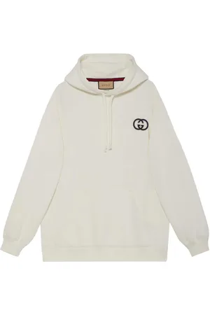 Oversized cotton jersey hoodie - Gucci - Women