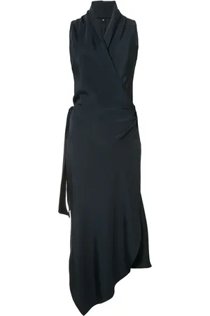 PETER COHEN Victor wrap-style silk dress