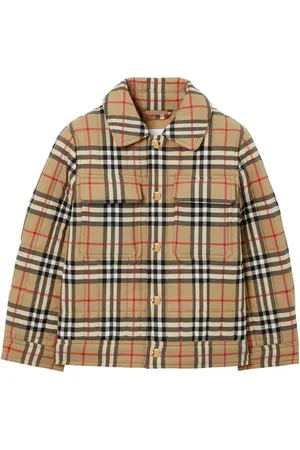 Burberry Vintage Check-pattern quilted jacket