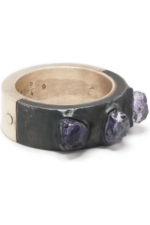 PARTS OF FOUR Sistema two-tone crystal ring