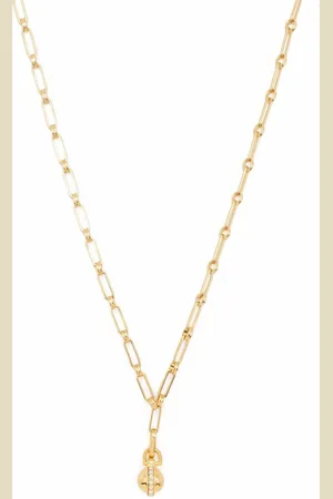 Missoma Aegis chain pav?? sphere pendant necklace