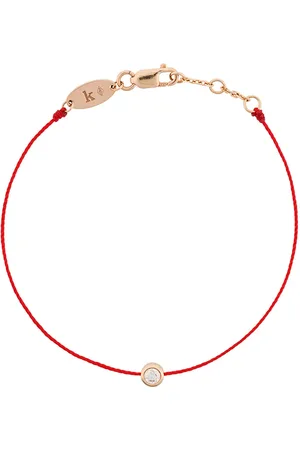 Redline 18kt rose and diamond string bracelet