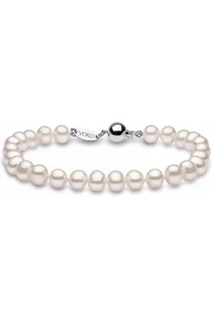 Yoko London 18kt white gold Classic 6mm Freshwater Pearl bracelet