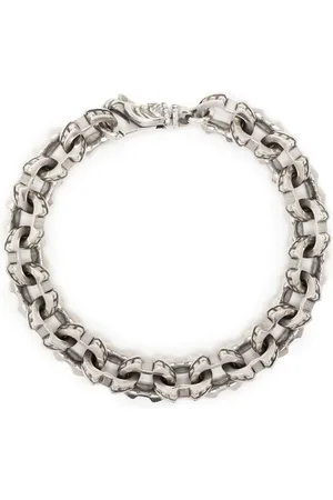 Emanuele Bicocchi spiked-link chain bracelet - Silver