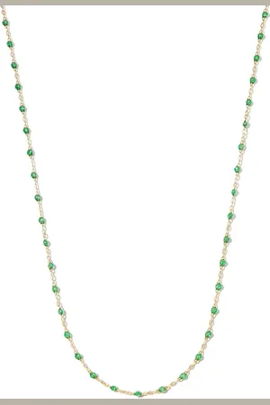 GIGI CLOZEAU 18kt yellow Classic beaded necklace