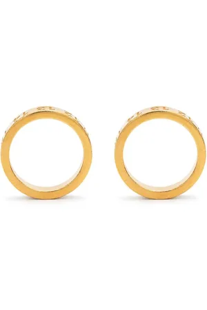 Maison Margiela Curb Chain Earrings - Gold