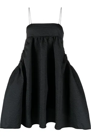 Cecilie Bahnsen Jerry matelassé puff top - Black