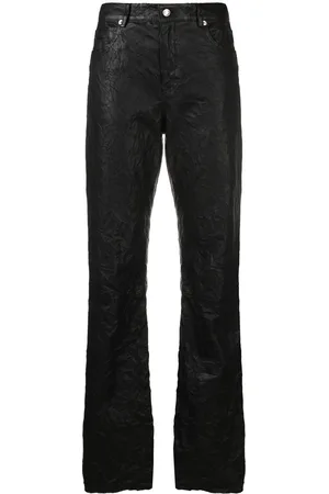 Zadig & Voltaire Evy crinkled leather trousers