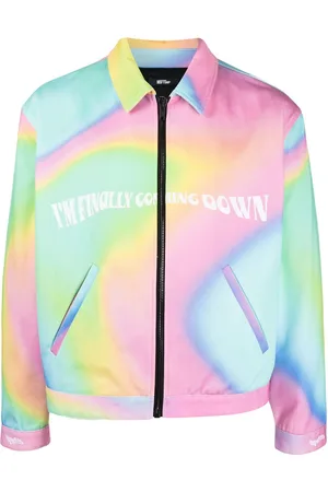 Msftsrep Trippy Summer slogan-print jacket