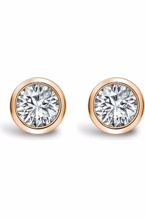 Pragnell 18kt rose gold Sundance diamond stud earrings