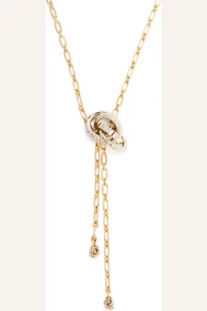 Lanvin Link pendant chain necklace