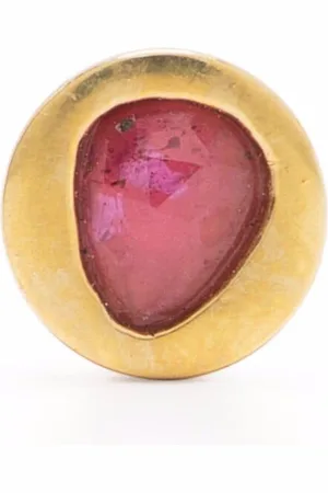 PARTS OF FOUR Ruby stud earring