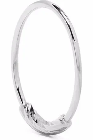 Maria Black 14kt white gold Nancy 10 single hoop