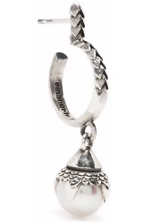 EMANUELE BICOCCHI Pearl Hoop Earring