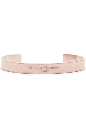 Maison Margiela Logo-engraved cuff bracelet