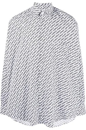 Vetements Logo-print cotton shirt