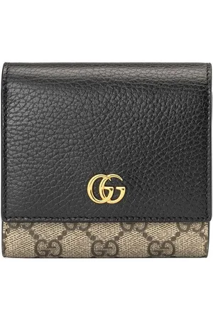 GG Marmont Medium Leather Wallet in Pink - Gucci