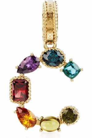 Dolce & Gabbana 18kt yellow multi-stone necklace