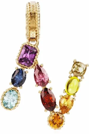 Dolce & Gabbana Rainbow N 18kt yellow multi-stone pendant